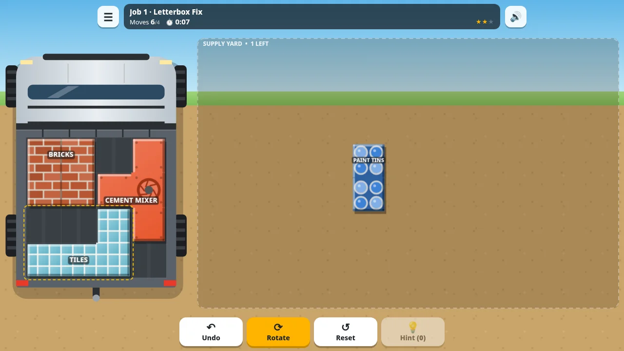 TradieTetris - HTML5 Packing Puzzle Game (Source Code) — screenshot 5