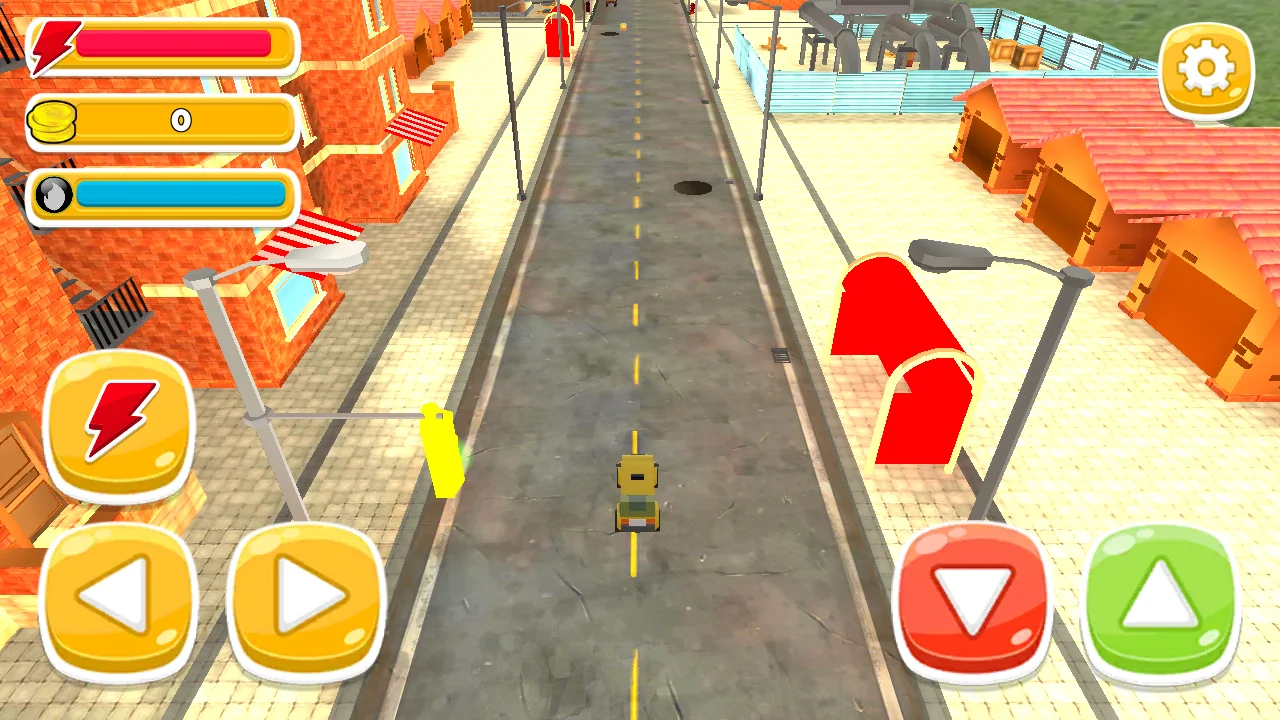 Cartoon Car War Highway Rider: Endless Pixel Traffic Racing 3D — screenshot 4