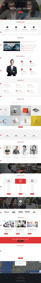 Ratio Digital Agency Website Template — screenshot 3