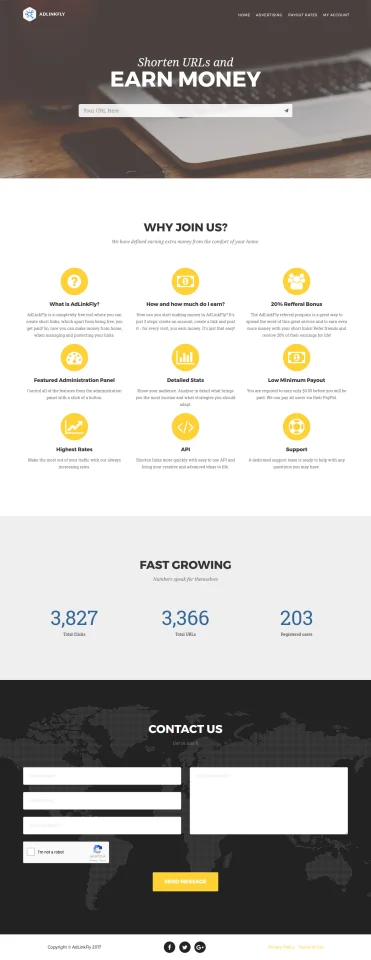 AdLinkFly - Monetized URL Shortener — screenshot 3