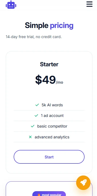 AI-Mate - AI Marketing Assistant Landing Page HTML Template — screenshot 8