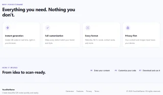 QR Modern QR Code Generator Website