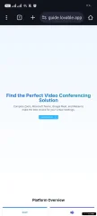Video Conferencing Comparison Landing Page