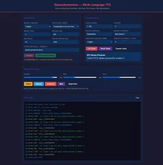 Queue Announcer Multi-Language TTS for Queue Systems