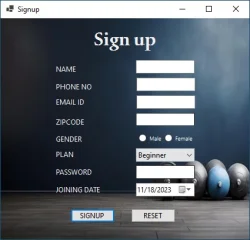Gym Management System Project