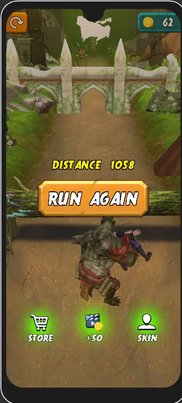 Temple Run Endless Runner Game Unity Source Code — screenshot 5