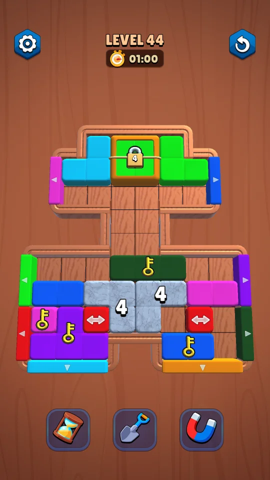 Color Block Jam 3D - Wood Block — screenshot 1