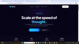 Nexus Premium SaaS Landing Page Template
