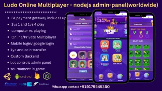 Ludo Online Multiplayer - Node.js with Admin Panel