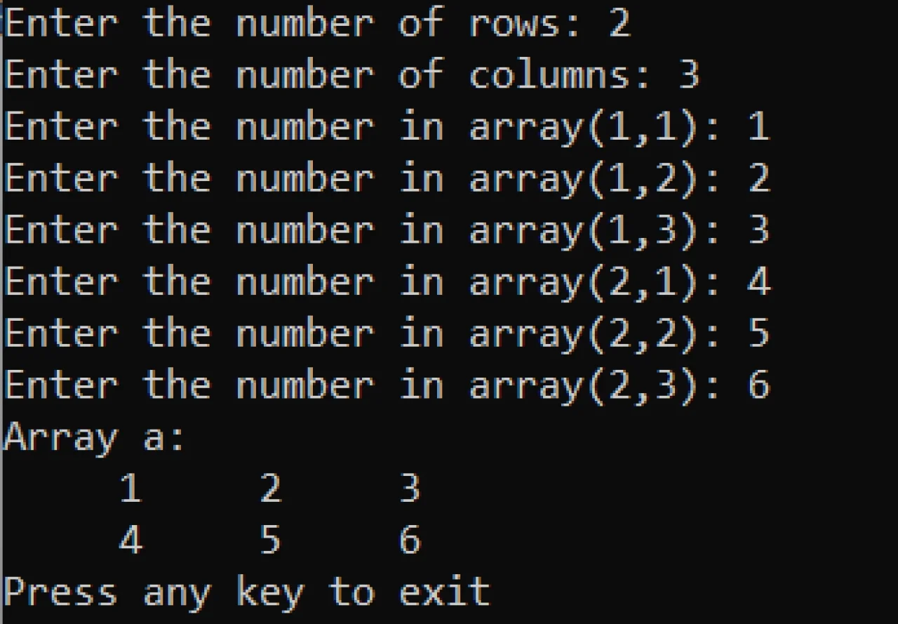 Work with Array — screenshot 1