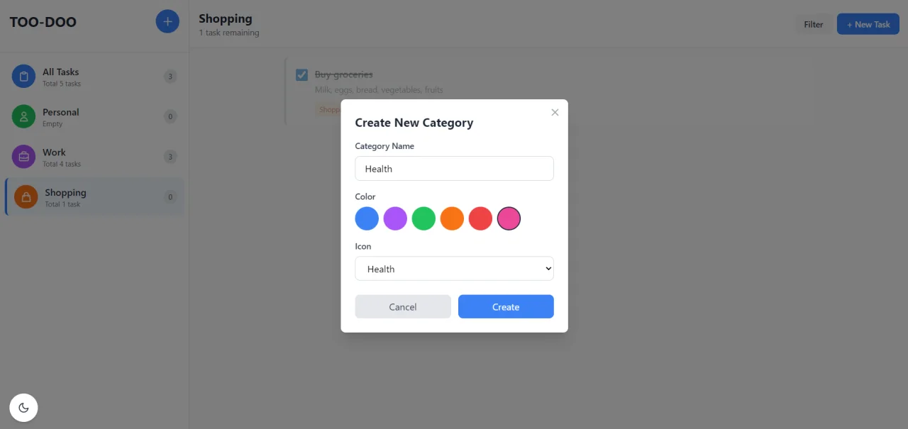 TODO — screenshot 5