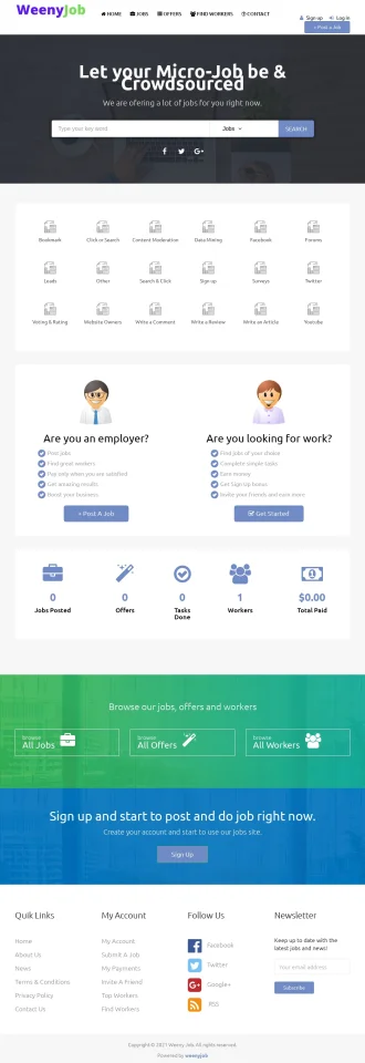 WeenyJob - The Ultimate MicroJob Marketplace — screenshot 3
