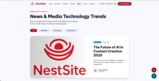 NestSite React/NestJS Agency Website + CMS
