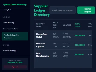Vyloxia - Global Edition Pharmacy POS | 195 Countries | Desktop Launcher | FX Currency Engine