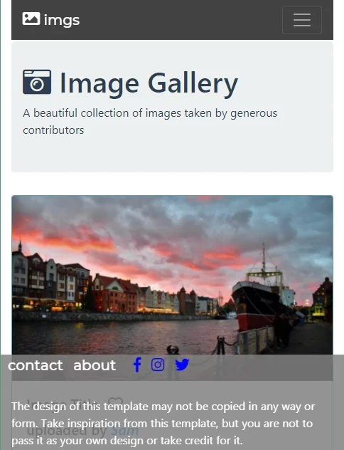 Stock Photography Template Source — screenshot 1