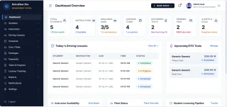 DriveFlow Pro - Driving School Management System