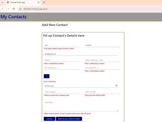 Contact Form JavaScript