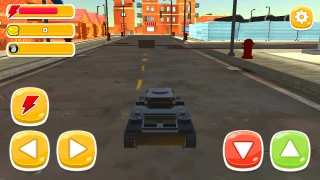 Cartoon Car War Highway Rider: Endless Pixel Traffic Racing 3D