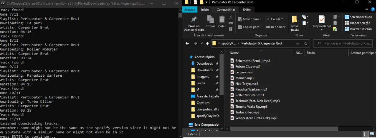 Spotify Playlist Downloader — screenshot 3