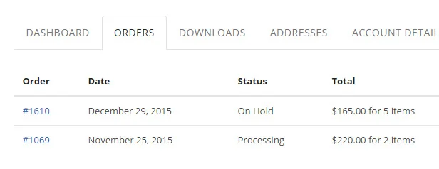 SS WooCommerce Myaccount AJAX Tabs — screenshot 4