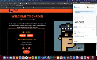 C-Pixel - NFT Drop / Collection Template