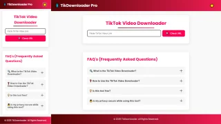 TikTok Video Downloader Without Watermark Pure Frontend Tool