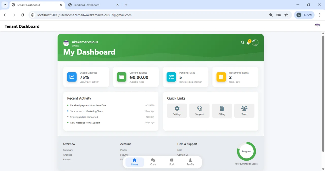 Full Stack Property Platform — screenshot 5