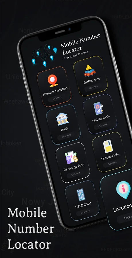 Mobile Number Locator – True Caller ID Name: Android App + AdMob Integration — screenshot 2