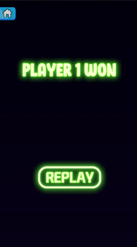 Tic Tac Toe 2D Glow Game Unity Source Code — screenshot 4