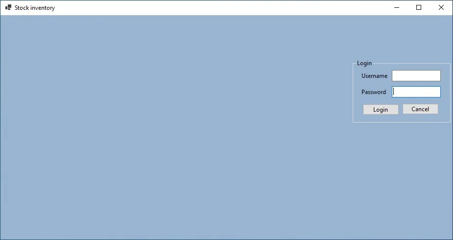 Stock Inventory Management System Project — screenshot 5