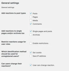 Reactions WordPress Plugin