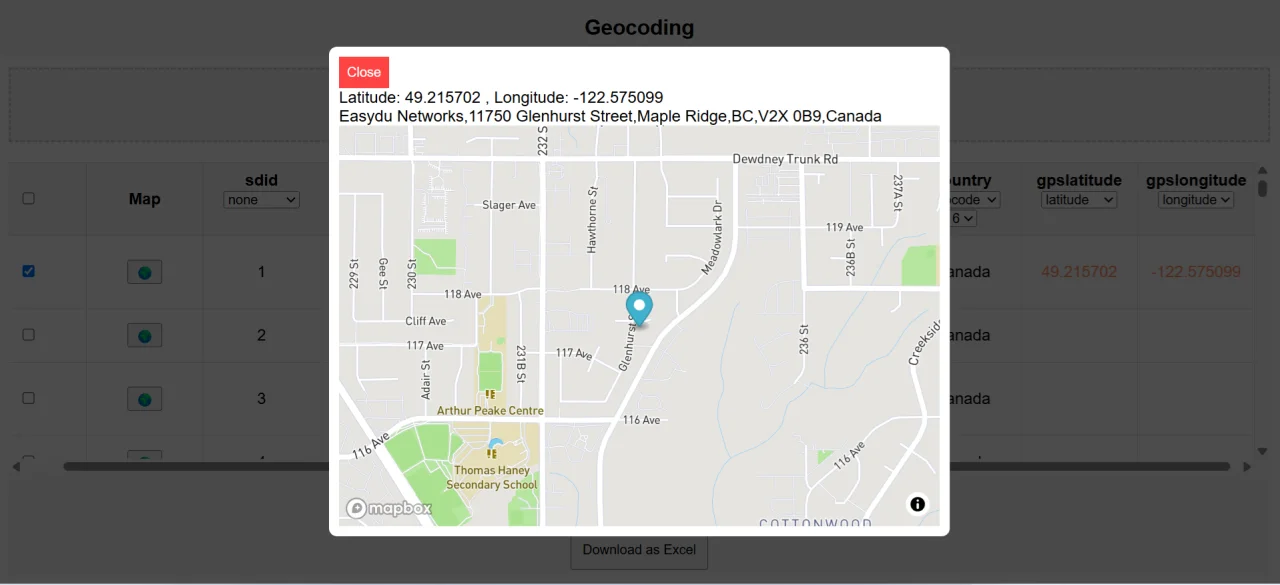 Complete Geocoding Tool — screenshot 2