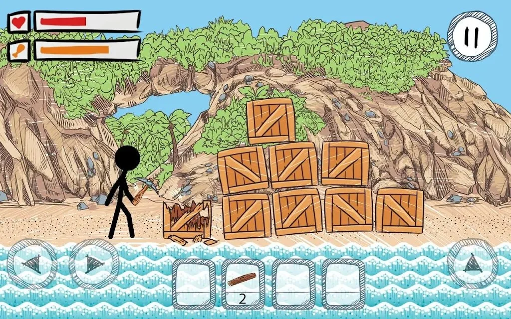 Stickman Craft Survival Simula — screenshot 5