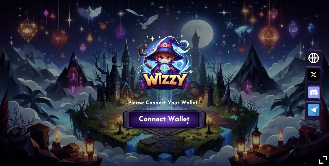 Wizzy - Web3 Multiplayer Online Wizzard Battle (Blockchain Game/Gamefi) — screenshot 1