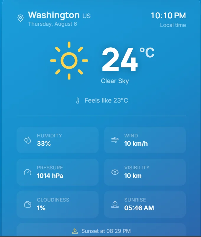 Weather — screenshot 2