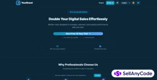 SaaS Landing Page HTML Template 10 Themes, 5 Languages
