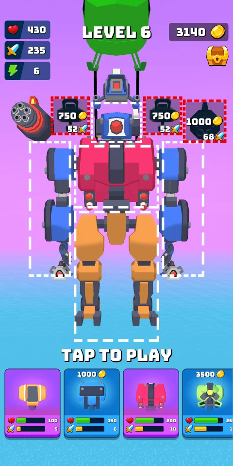 Mech Raise Master Hyper Casual Game — screenshot 10