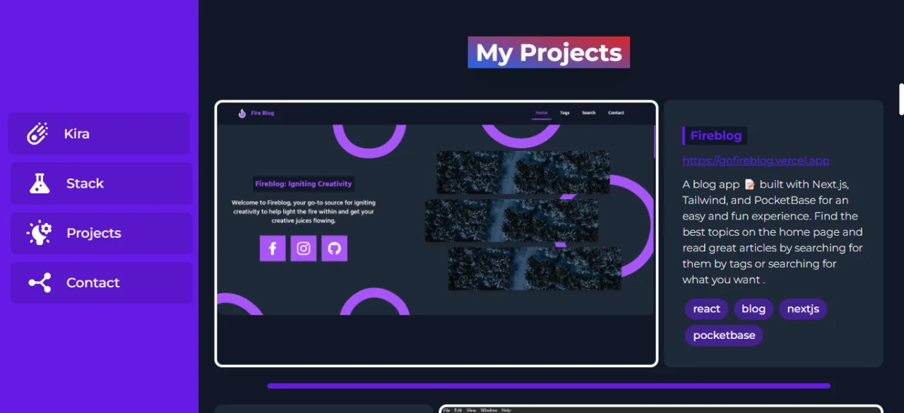Professional Portfolio — screenshot 3