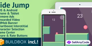 Side Jump: BuildBox Game (Easy Reskin)