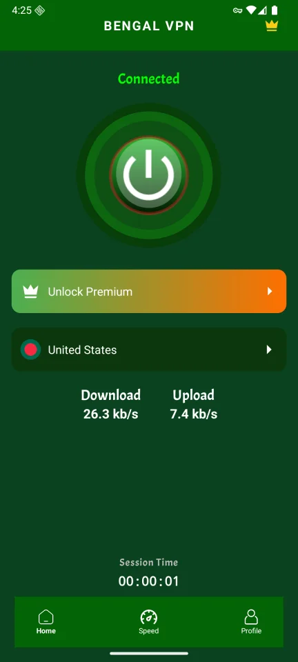 Bengal VPN with Admin Panel - Android — screenshot 1