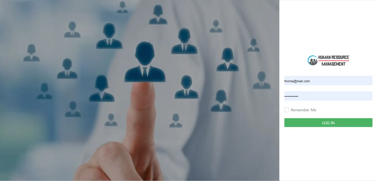 Human Resource Management System in PHP CodeIgniter with Source Code — screenshot 1
