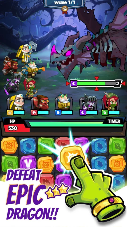 Empires and Dragons: Legendary Puzzle RPG — screenshot 10