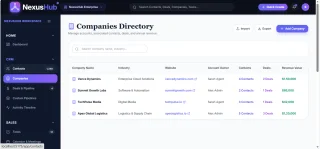 NexusHub Agentic Customer Platform & CRM Client