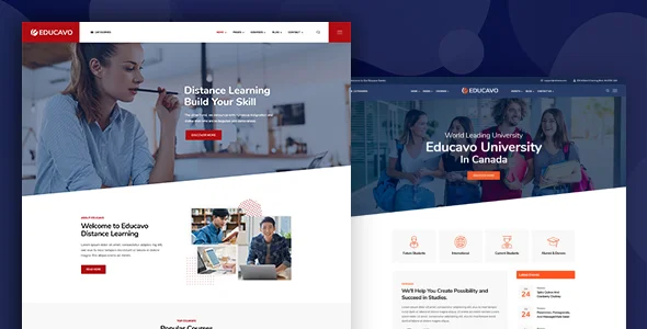 Educavo - Online Courses & Education WordPress Theme — screenshot 4