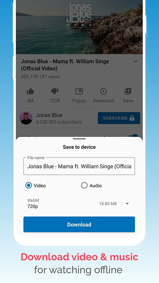ProTube Android - YouTube App Clone, Download Video, Audio and More — screenshot 4