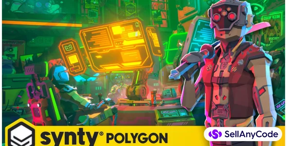 POLYGON Sci-Fi Cyber City - Low Poly 3D Art by Synty