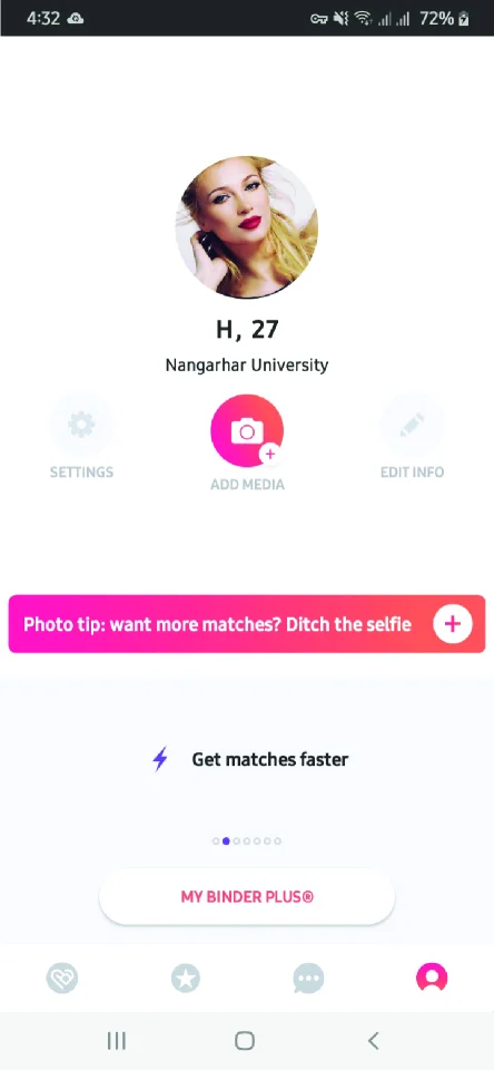 Binder - Dating Clone App with Admin Panel - Android v20.1 — screenshot 10