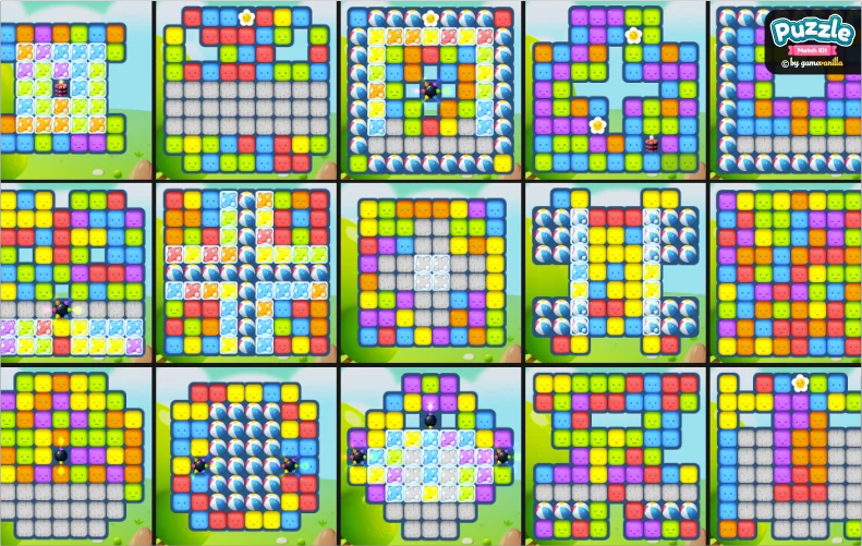 Puzzle Match Kit + PSD Source Pack — screenshot 5