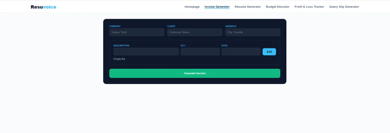 Resuvoice — screenshot 1