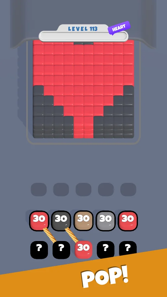 Poppin Cube (This Is Blast Sort Game 3D Unity Game Source Code) — screenshot 4